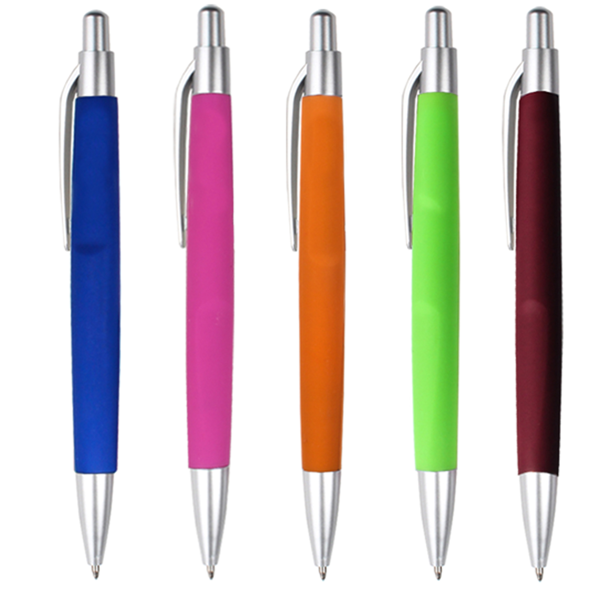 Click Ballpoint Soft Grip Rollerball Pen 4