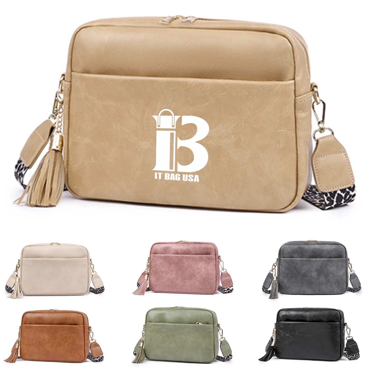 Pu Leather Crossbody Bag 1