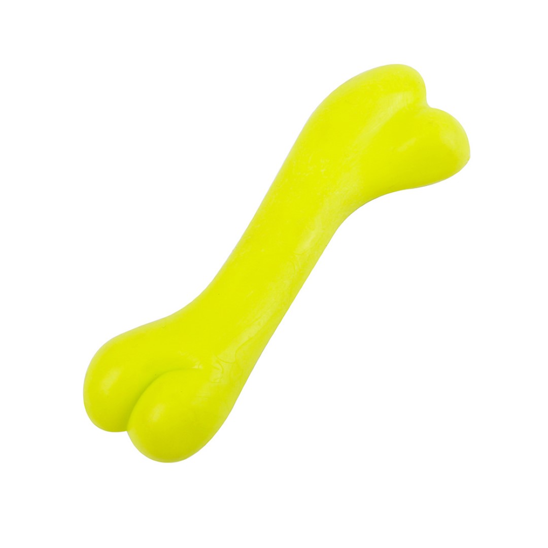 Rubber bite resistant bone type toy 5