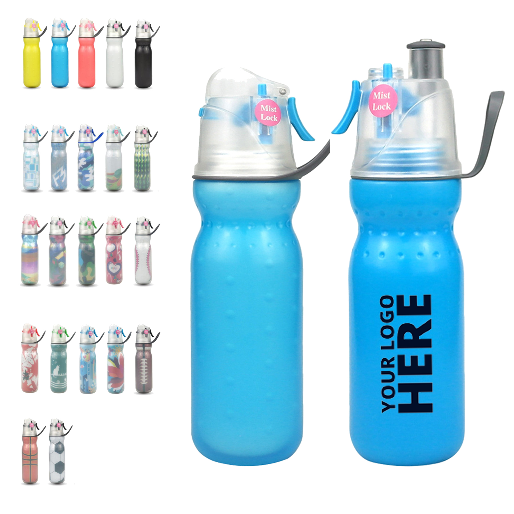 20 OZ Insulated Double Spray Water Bottle 2