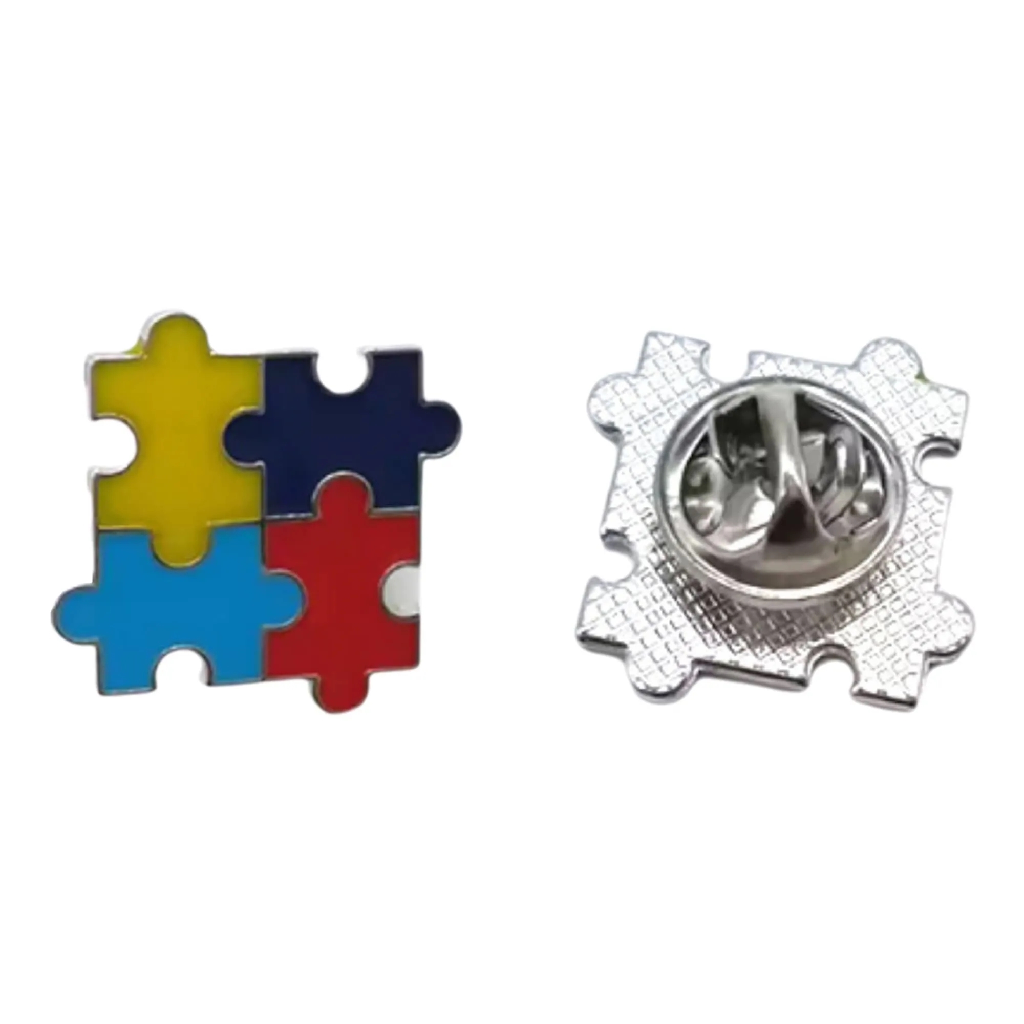Autism Awareness Puzzle Piece Pin MOQ 30 6