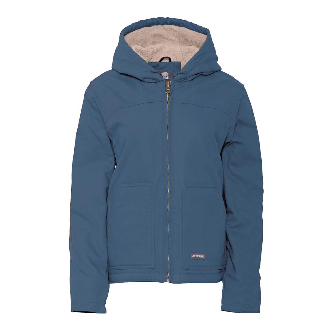 Berne Sherpa-Lined Softstone Duck Hooded Jacket 26