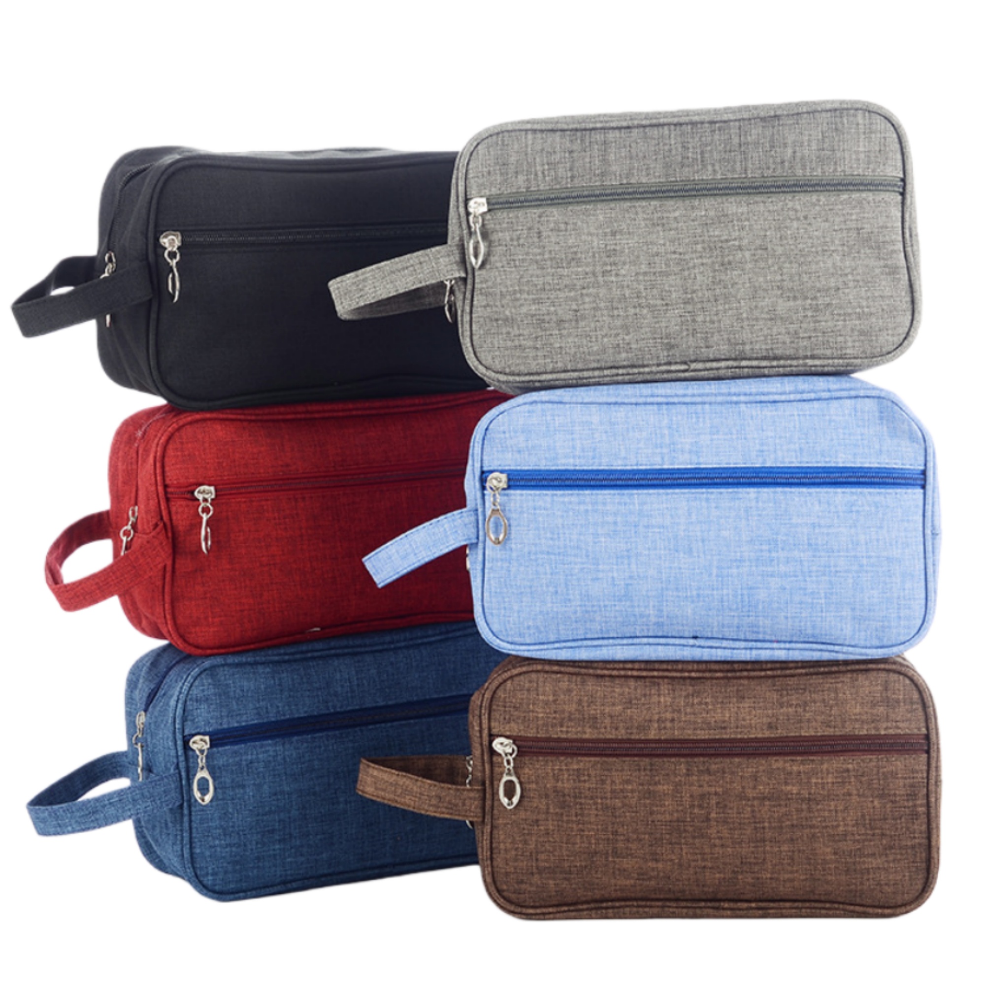 Travel Toiletry Bag with Divider and Handle 8