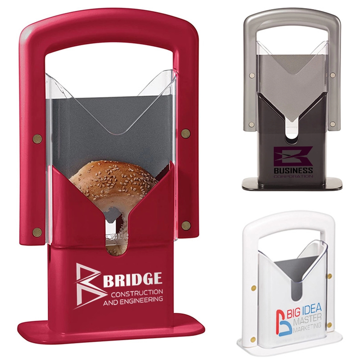 In Stock Custom Bagel Guillotine Universal Slicer 4