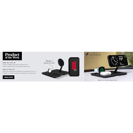 Nimble Fold 3-in-1 Wireless Charger 130