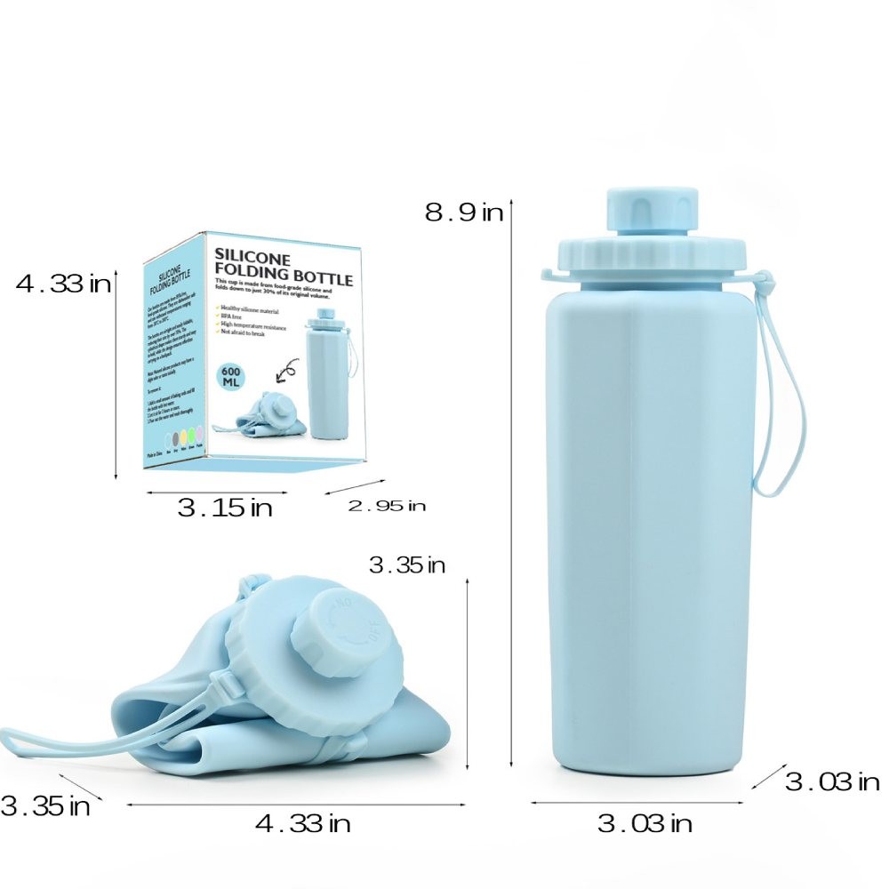 Roll Up Silicone Collapsible Cup 3