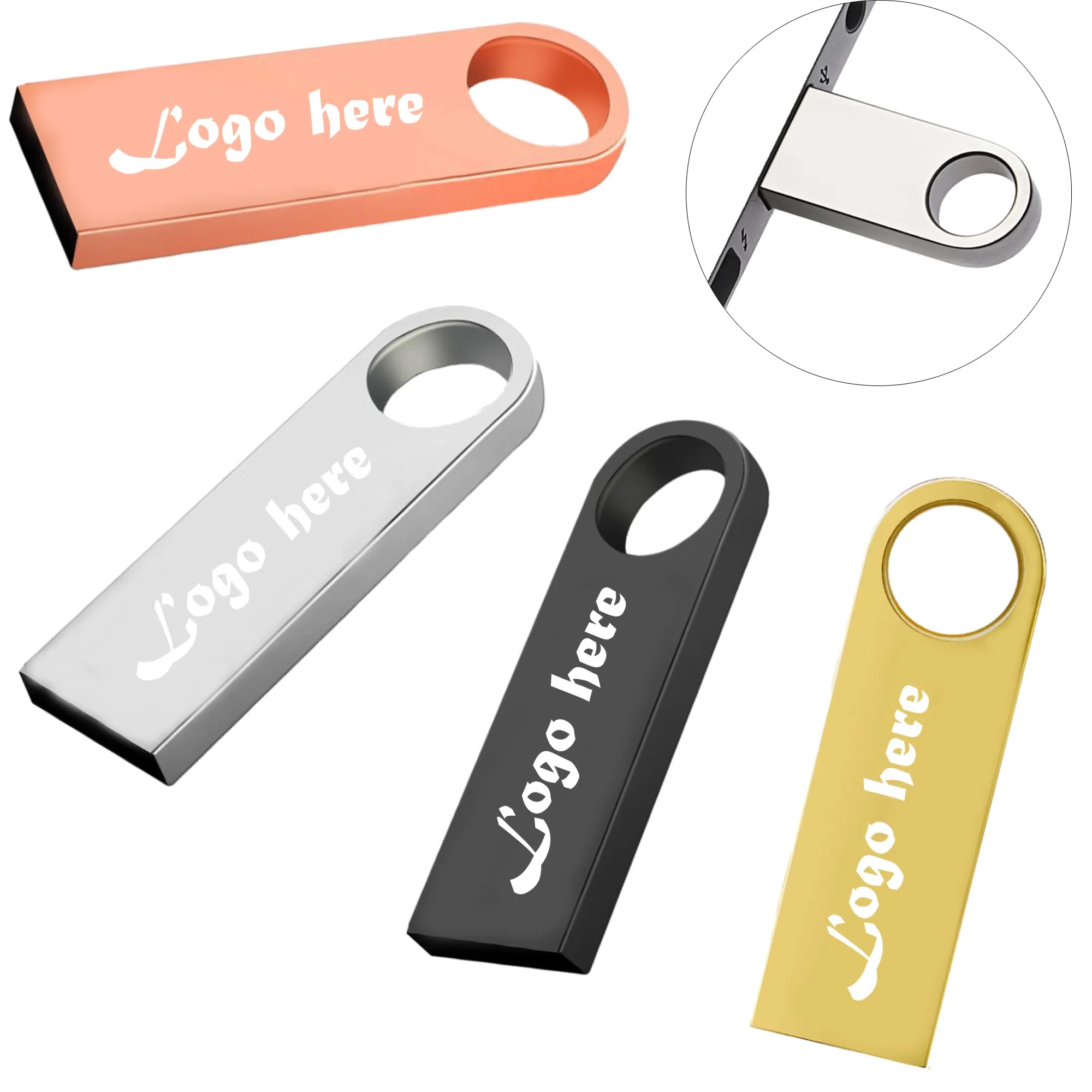 MOQ 100PCS 32GB Customizable USB Flash Drive 2