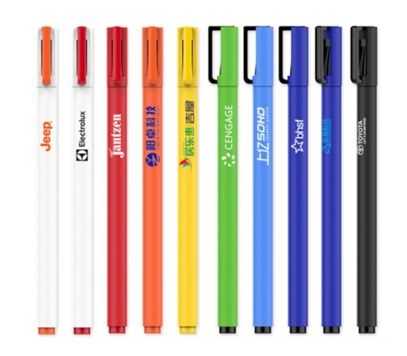 Slender Plastic Pen with Cap 2