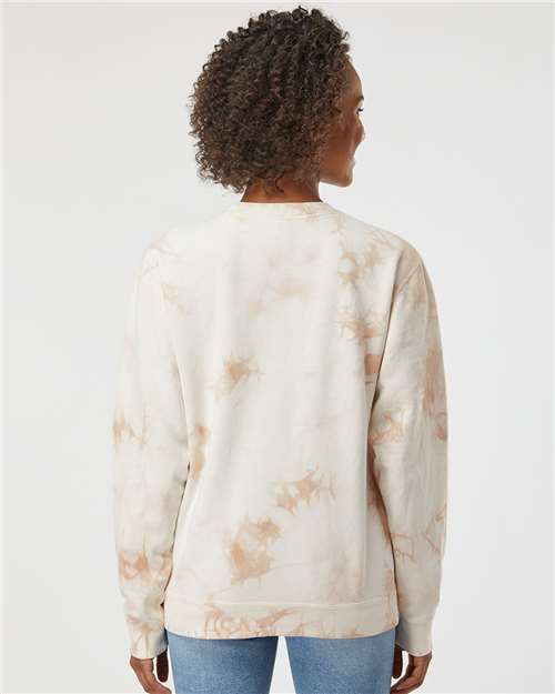 Unisex Midweight Tie-Dyed Crewneck Sweatshirt - PRM3500TD 43