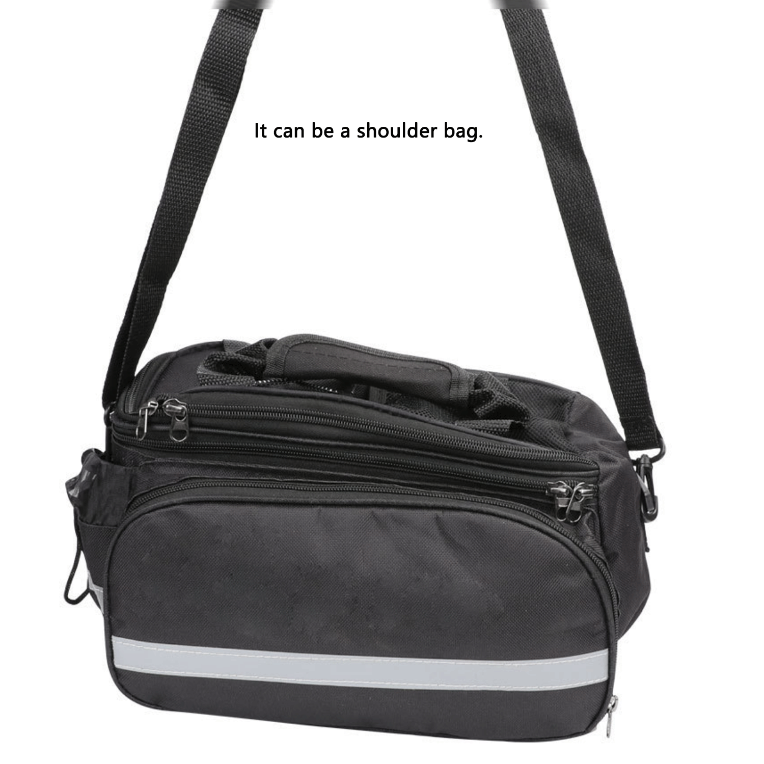 27L Expandable Bicycle Riding Rear Seat Rack Trunk Bag 12