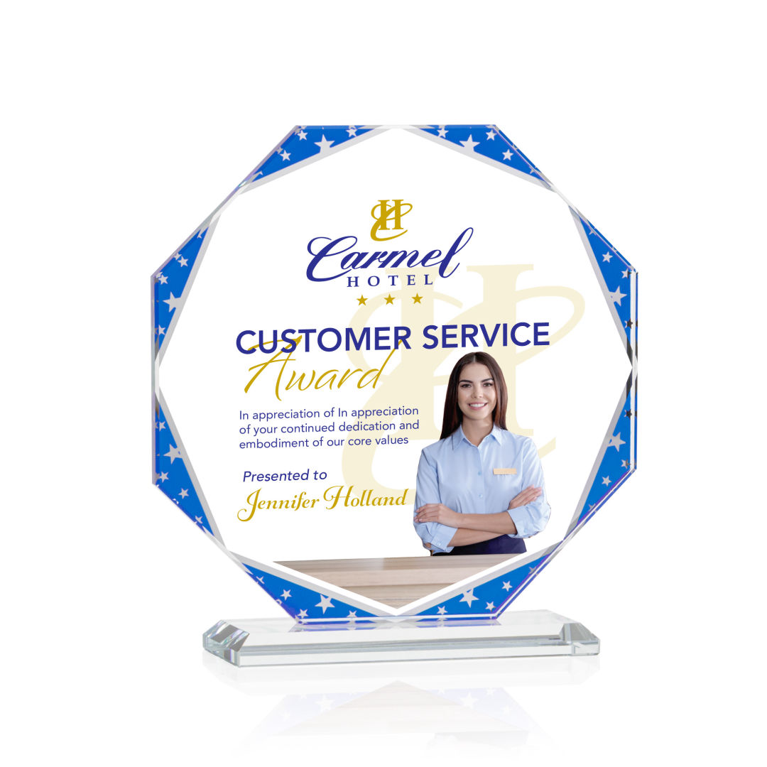 Mystique Octagon VividPrint™ Award 13