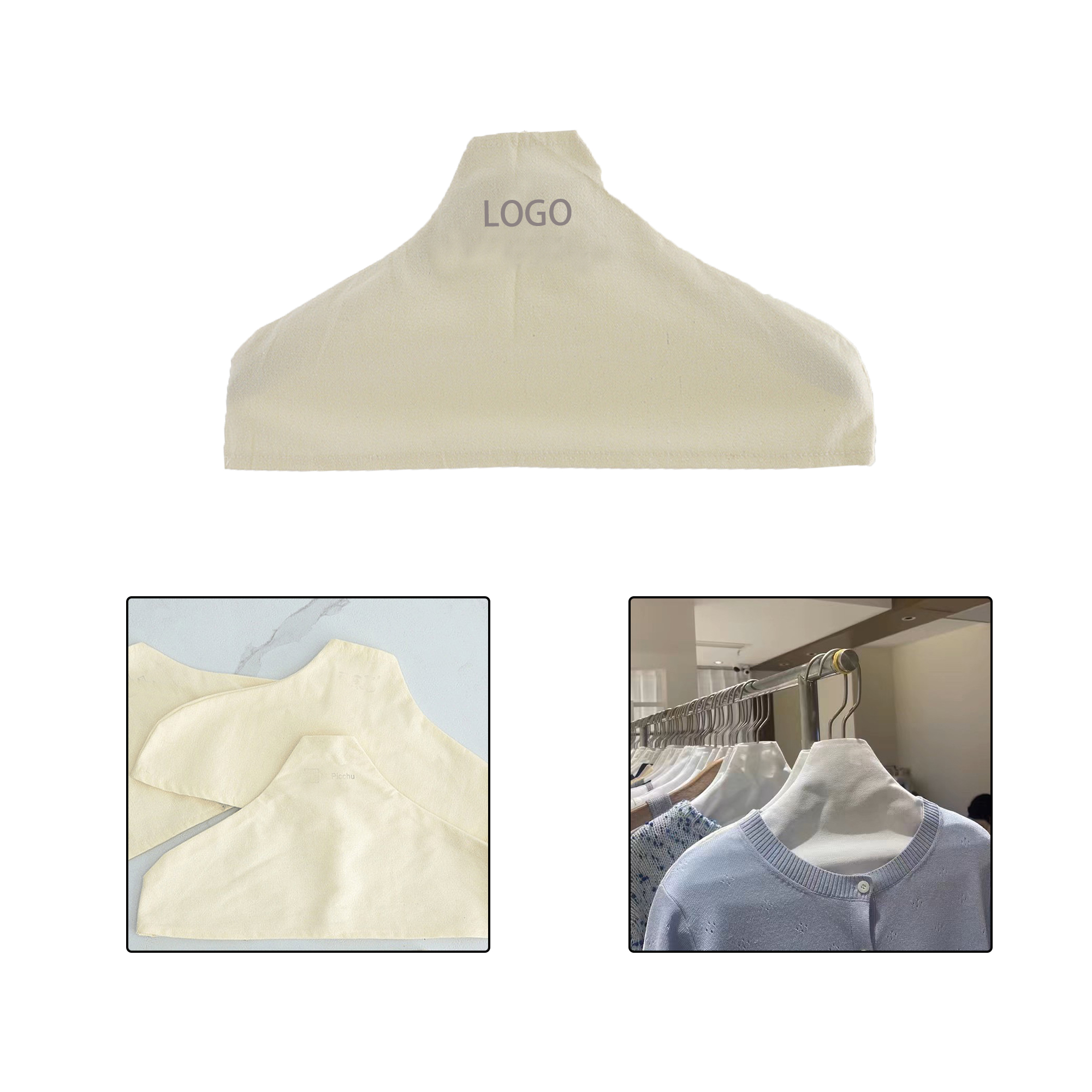 MOQ:50pcs Wooden Hanger Cover 3