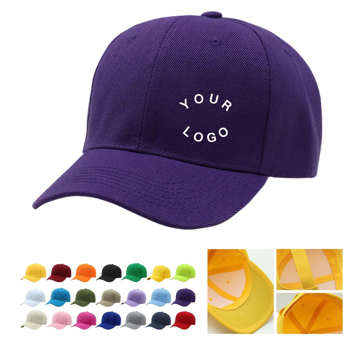 Cotton Sports Baseball Cap 2