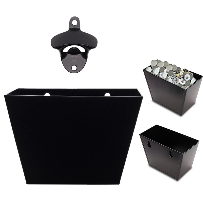 Personalized Wall Mounted Bottle Opener and Cap Catcher 2