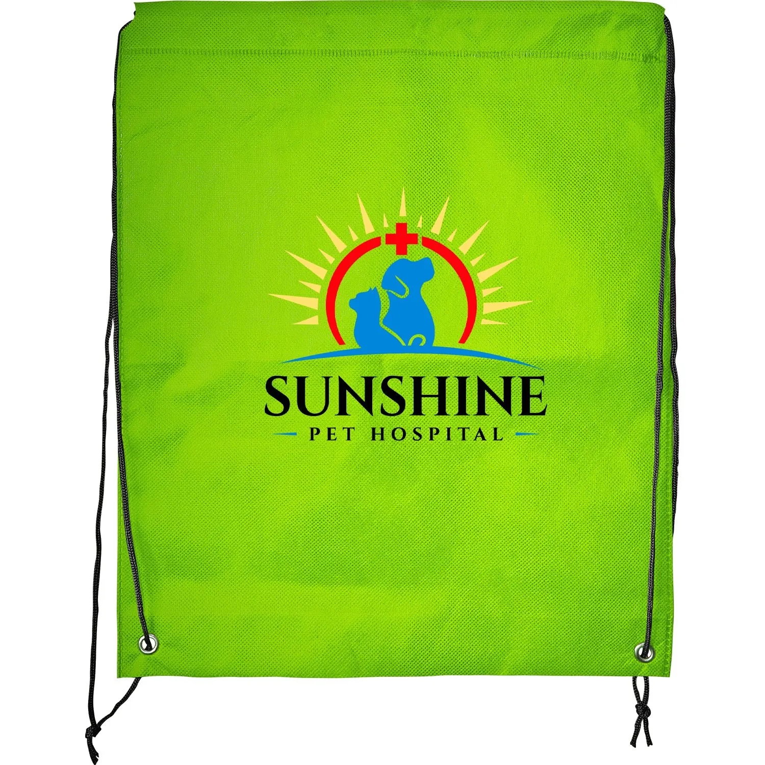 Drawstring Backpack, custom backpack with logo imprint 5