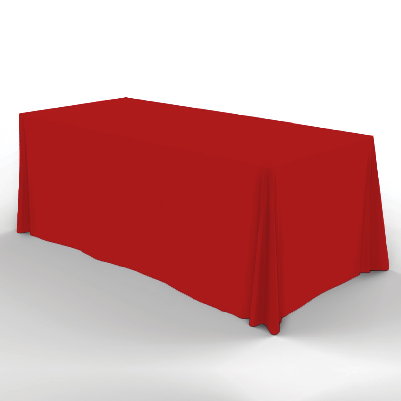 6' Flat, 3 Sided Screen Print Value Quantity Table Cover 6