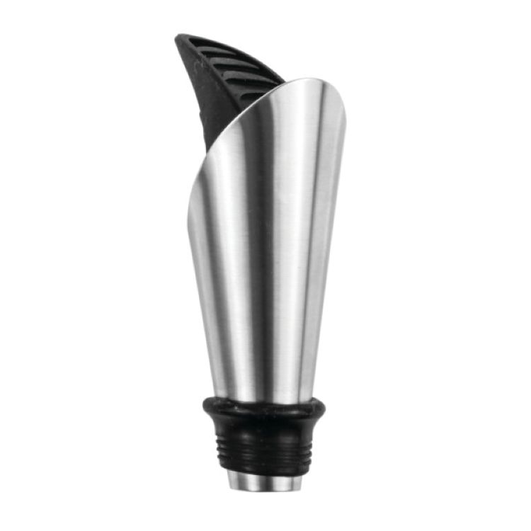 True® Duo Bottle Stopper And Pour Spout in Black 4