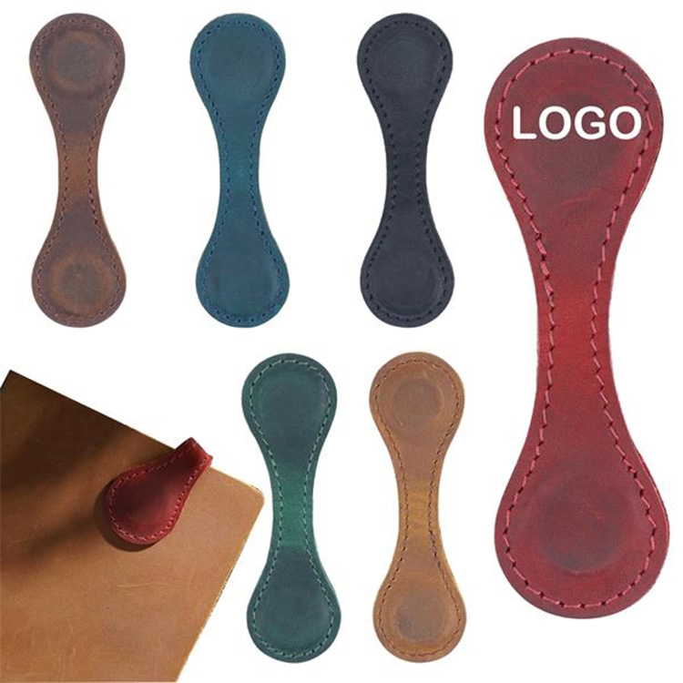 PU Leather Magnetic Bookmark 1
