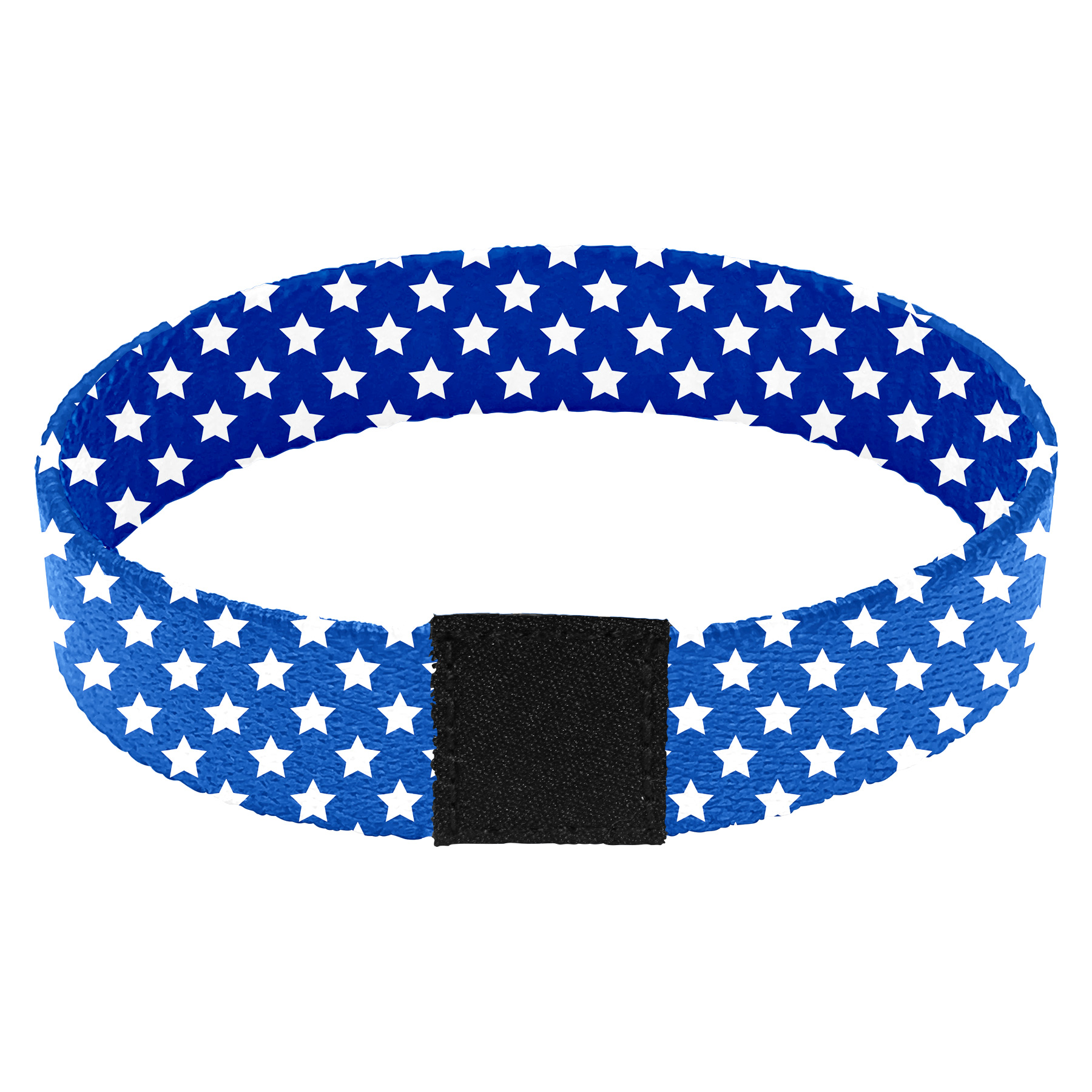 5/8'' Sublimation Elastic Polyester Wristband With Woven Label 3