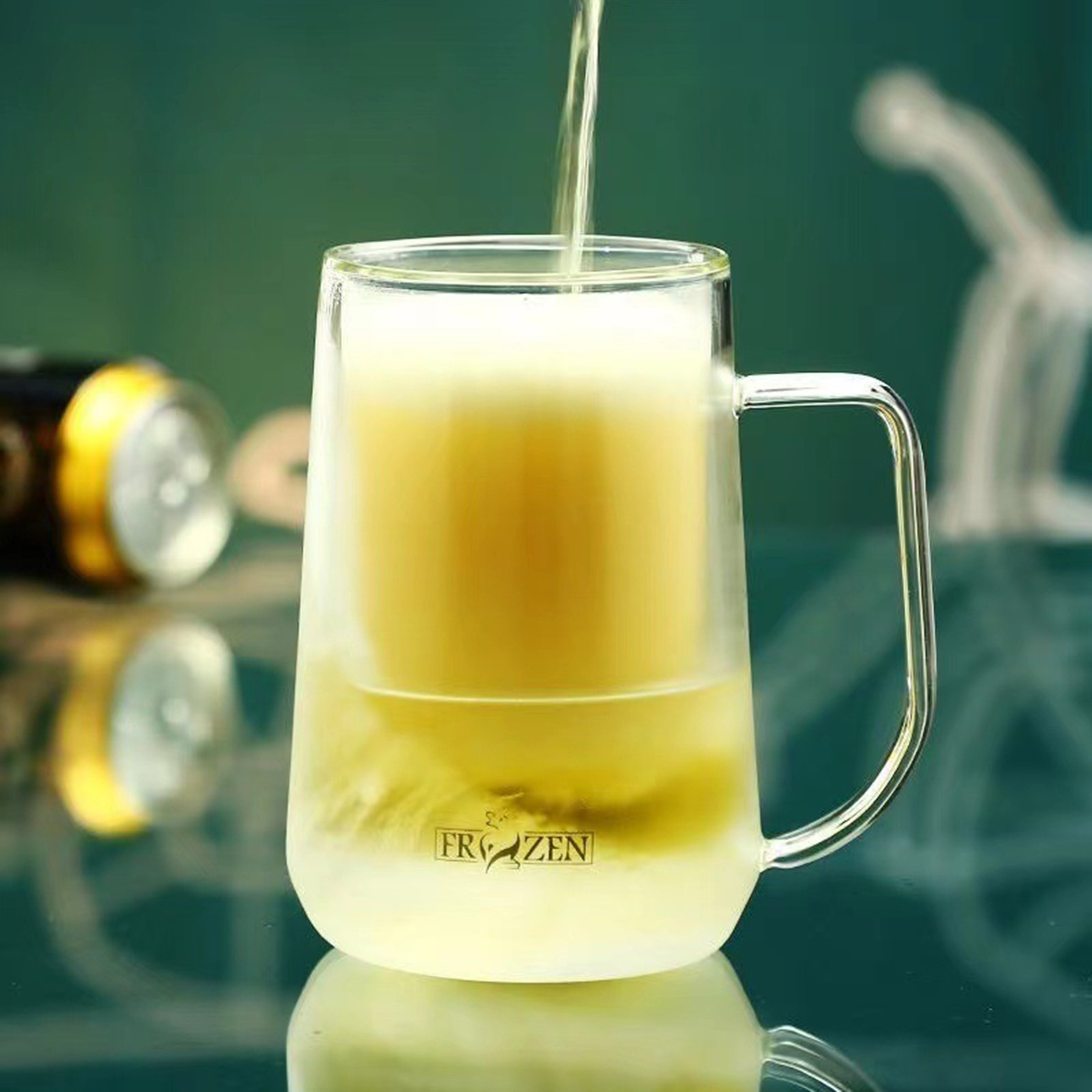 16-ounce Glass Beer Mugs 4
