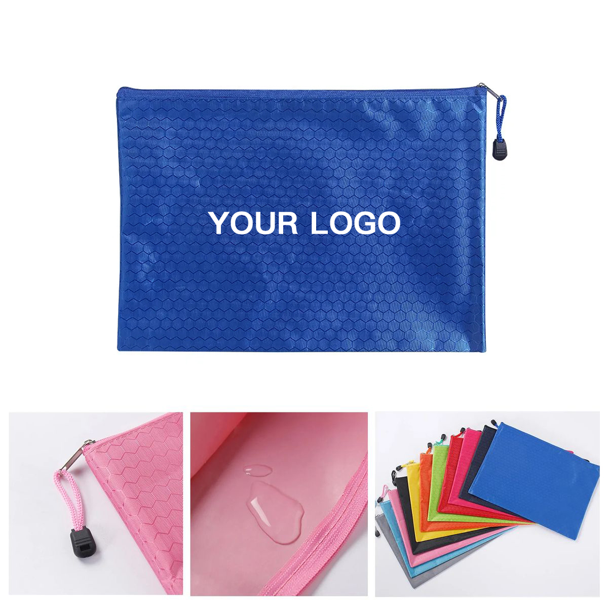 Water Resistant Office Pouch with Zipper 5