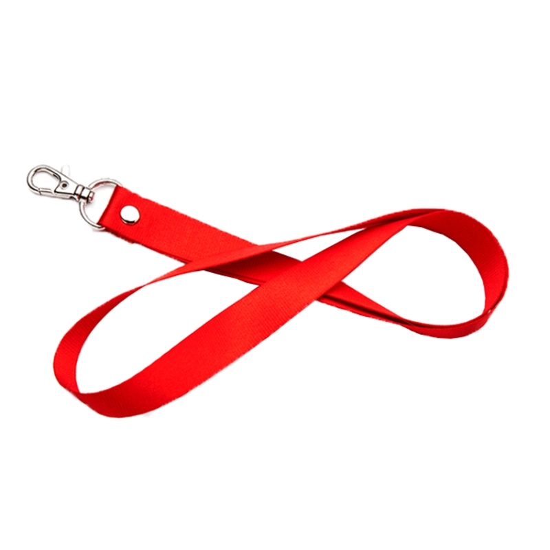 9/16" wide Silkscreened Polyester Lanyard with one standard 4
