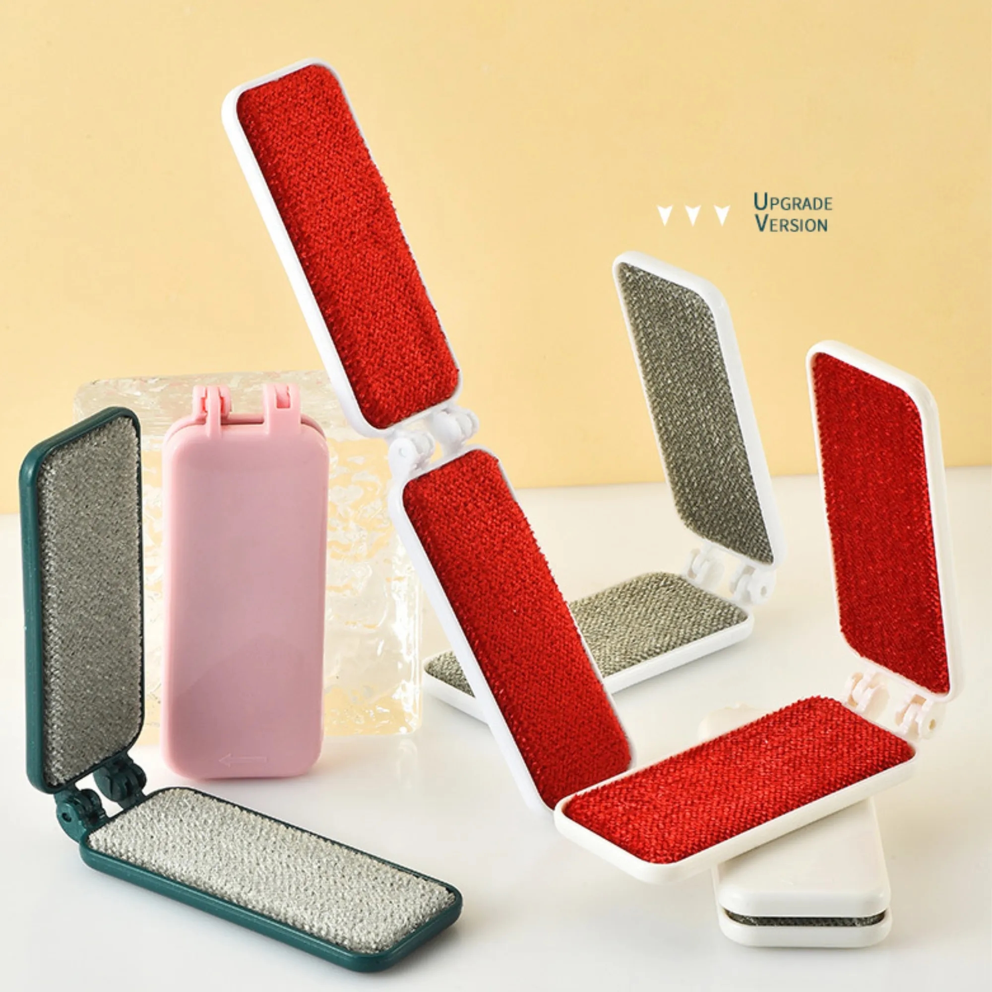 Folding Lint Remover Brush Clothe Electrostatic Dust Removal 7