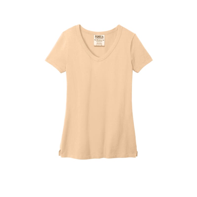 Port & Company Women's Beach Wash Garment-Dyed V-Neck Tee 15