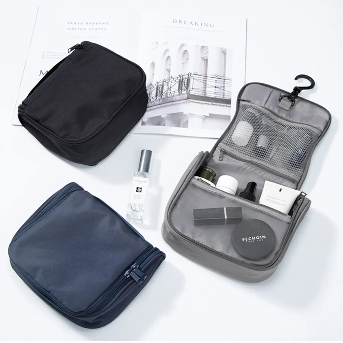 Travel Toiletry Cosmetic Makeup Bag Waterproof Organizer 4