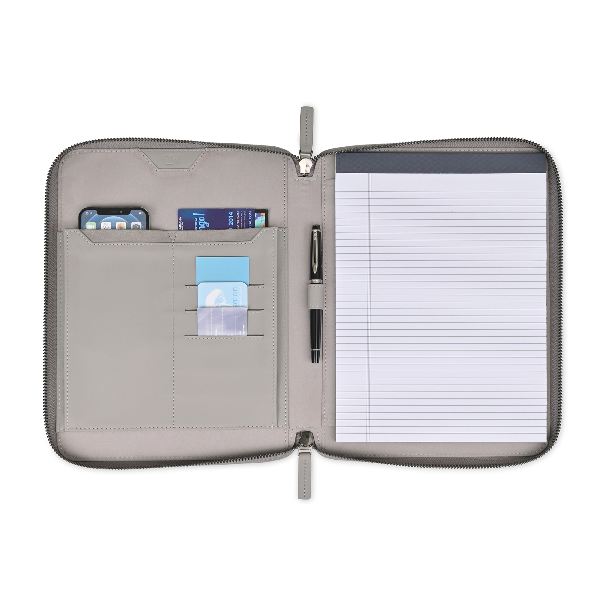 Travis & Wells® Envoy Executive Zipper Close Padfolio 19