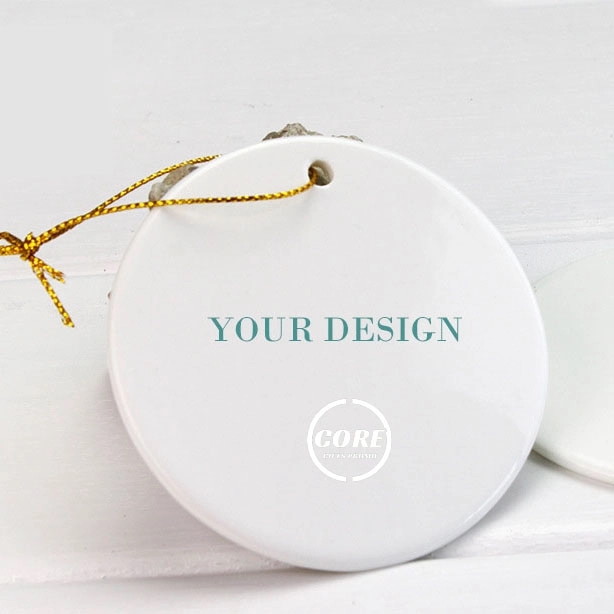 Custom Ceramic Round Ornament 2