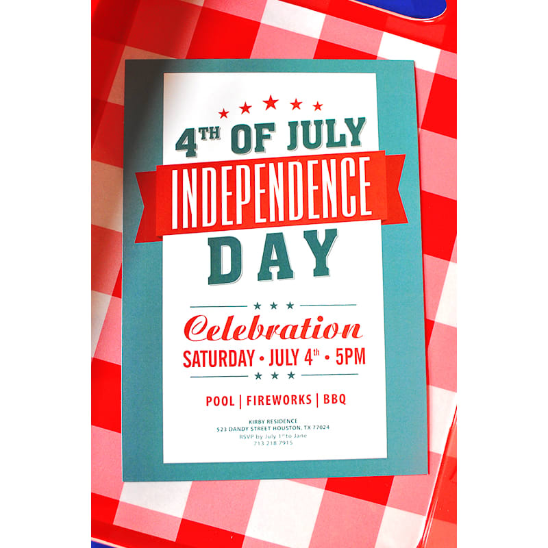 Custom Full Color 5 X 7 Inch Invitation Cards 74