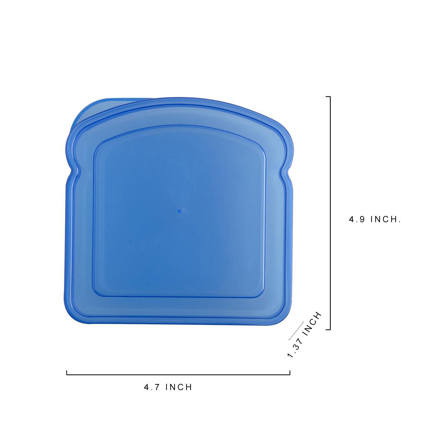 Plastic Sandwich Box Food Storage Container 4