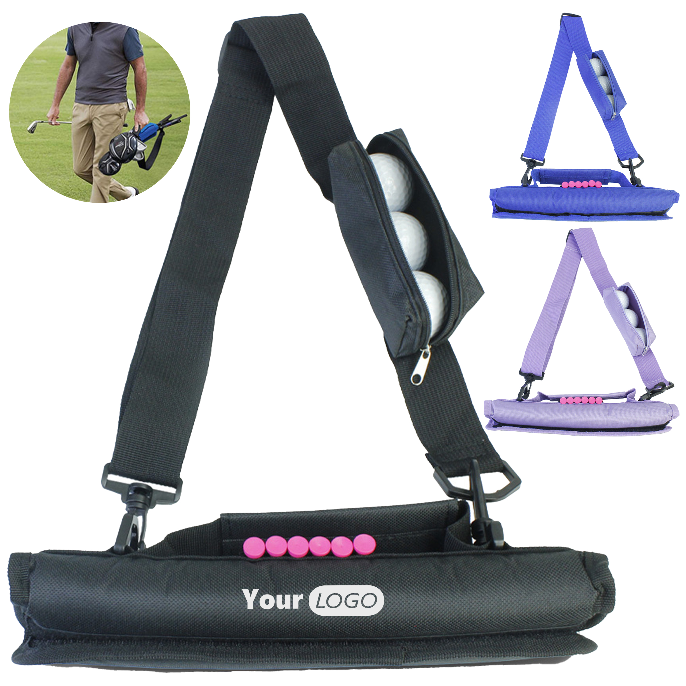 Canvas Portable Golf Club Bag 4