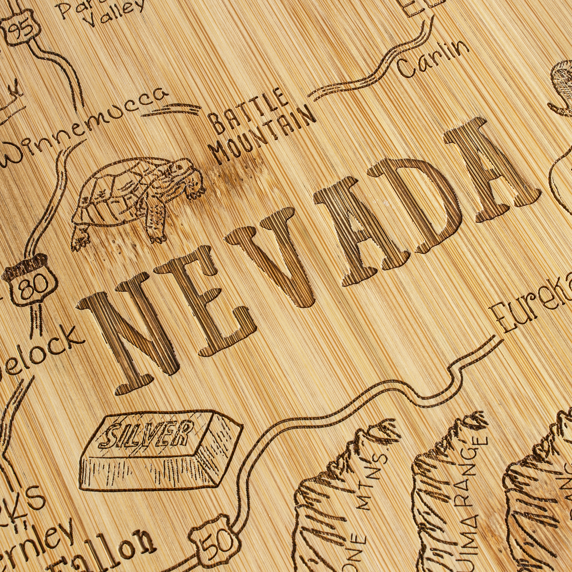 Destination Nevada Cutting & Serving Board 4
