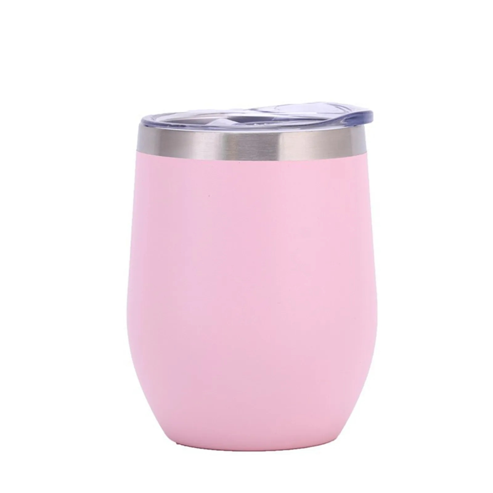 12oz Stainless Steel Wine Tumbler with Lid 4