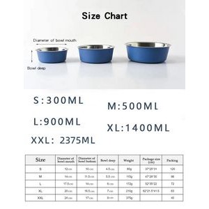 9.45 Inch Wide Dog Non-slip Stainless Steel Bowls 3