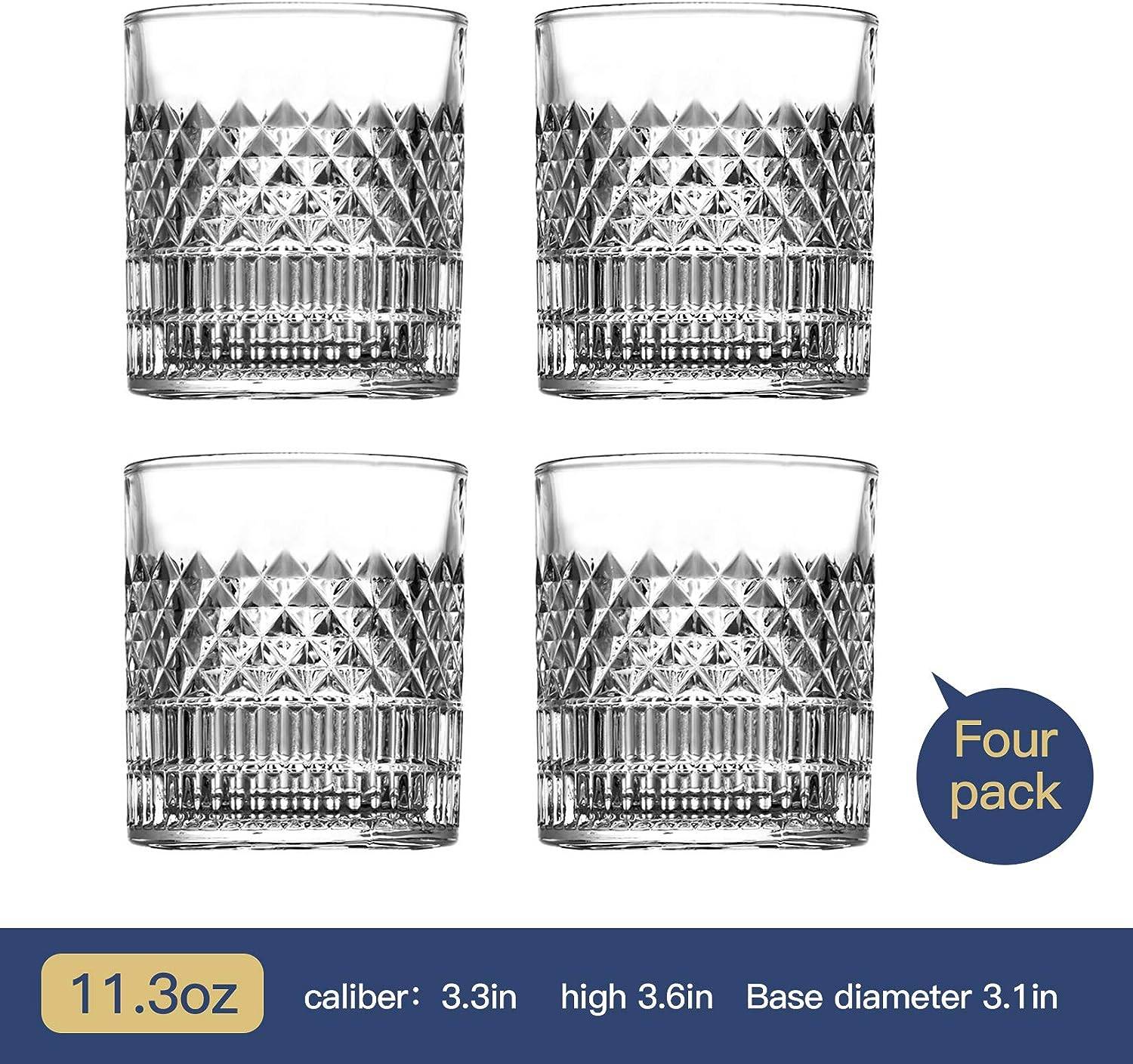Whiskey Glass Set of 4 with Luxury Gift Box 5
