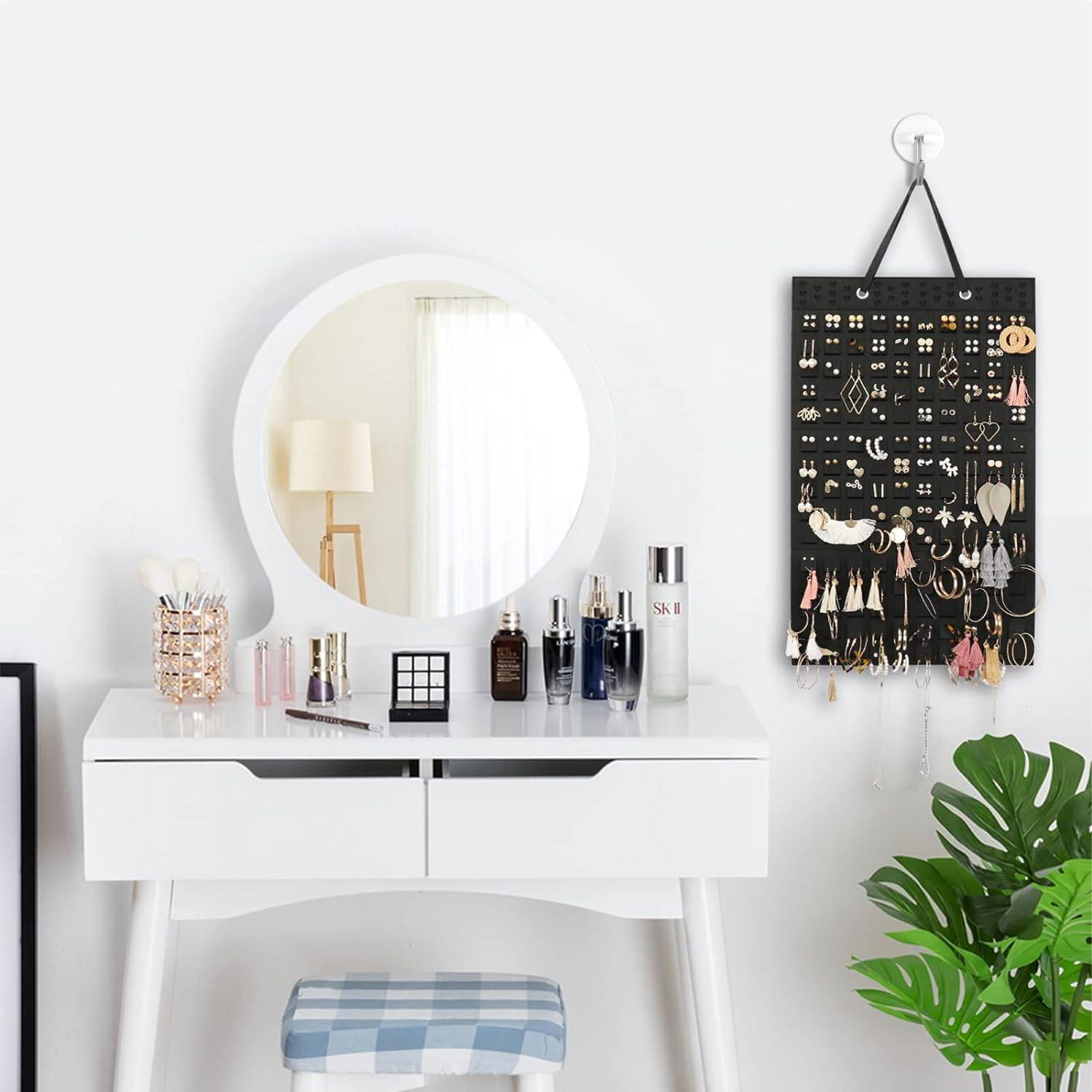 Compact Hanging Earrings Organizer 5
