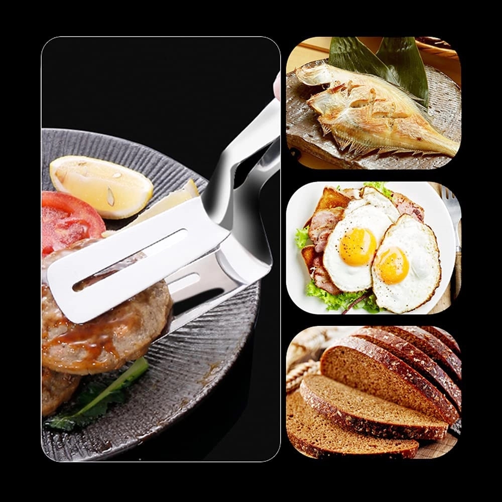 Stainless steel steak drain clip, custom kitchen gadget with logo imprint 3