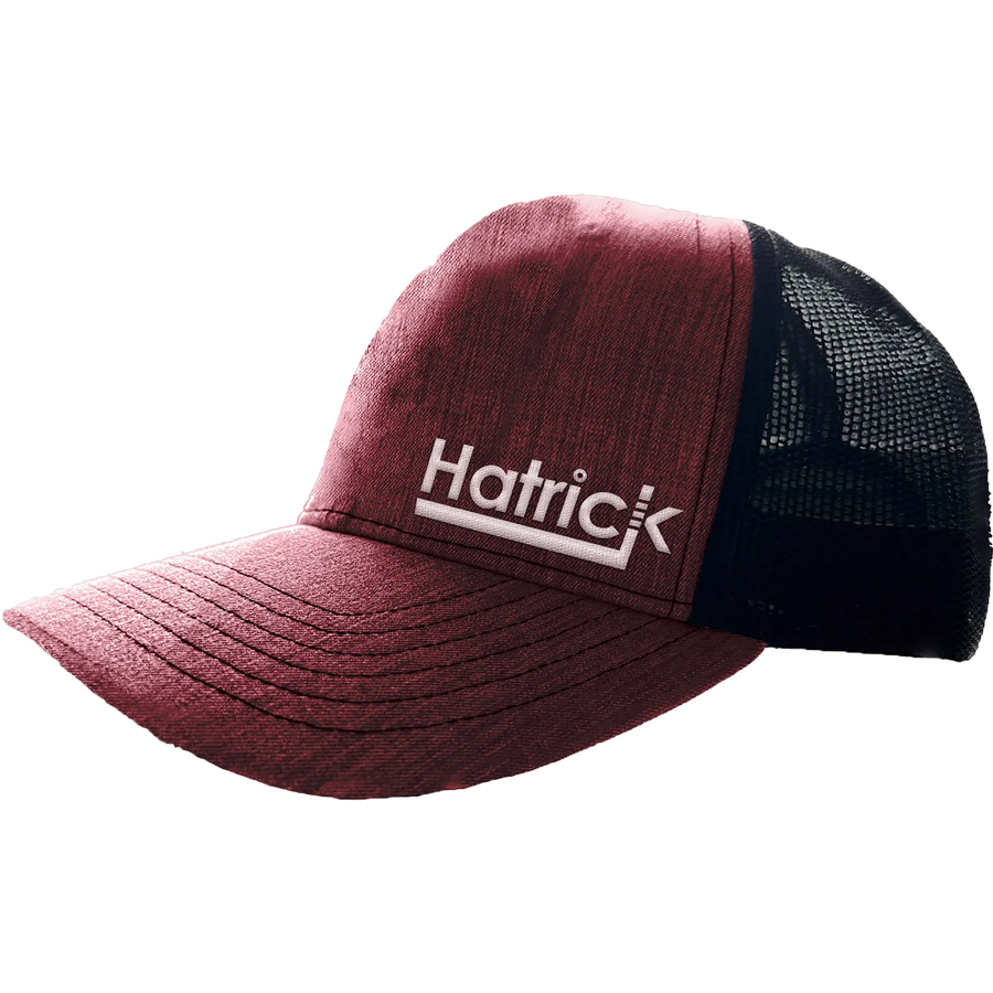 Heathered Cotton 6-Panel Mesh Snapback Cap