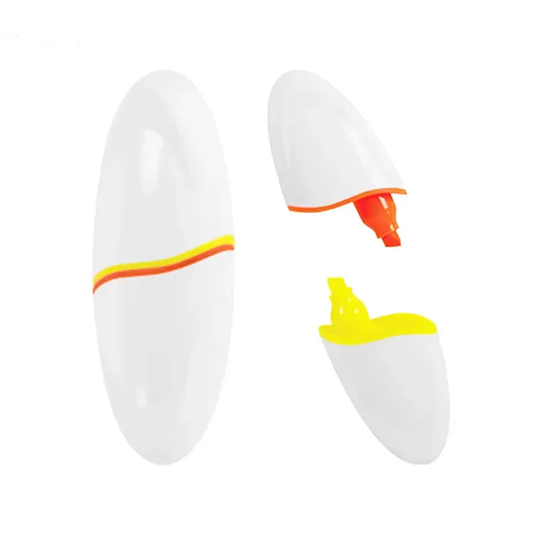 Oval Colored Double-Ended Highlighter 6
