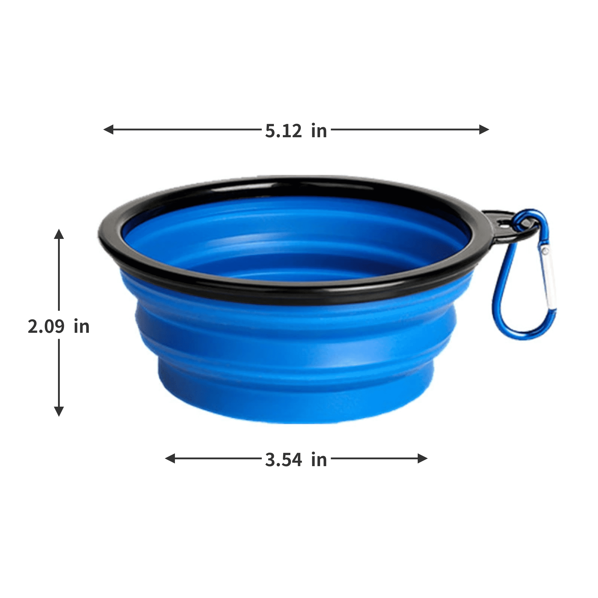 Portable Travel Collapsible Dog Bowl 2