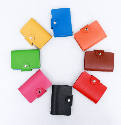 PU Leather Pocket ID Credit Card Holder 4