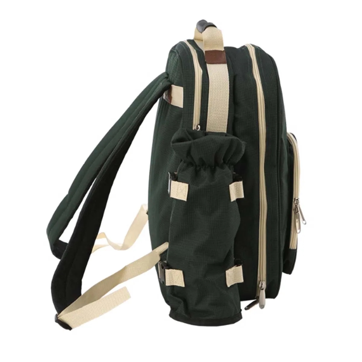 Large Capacity Picnic Backpack Set For 4 Person 5