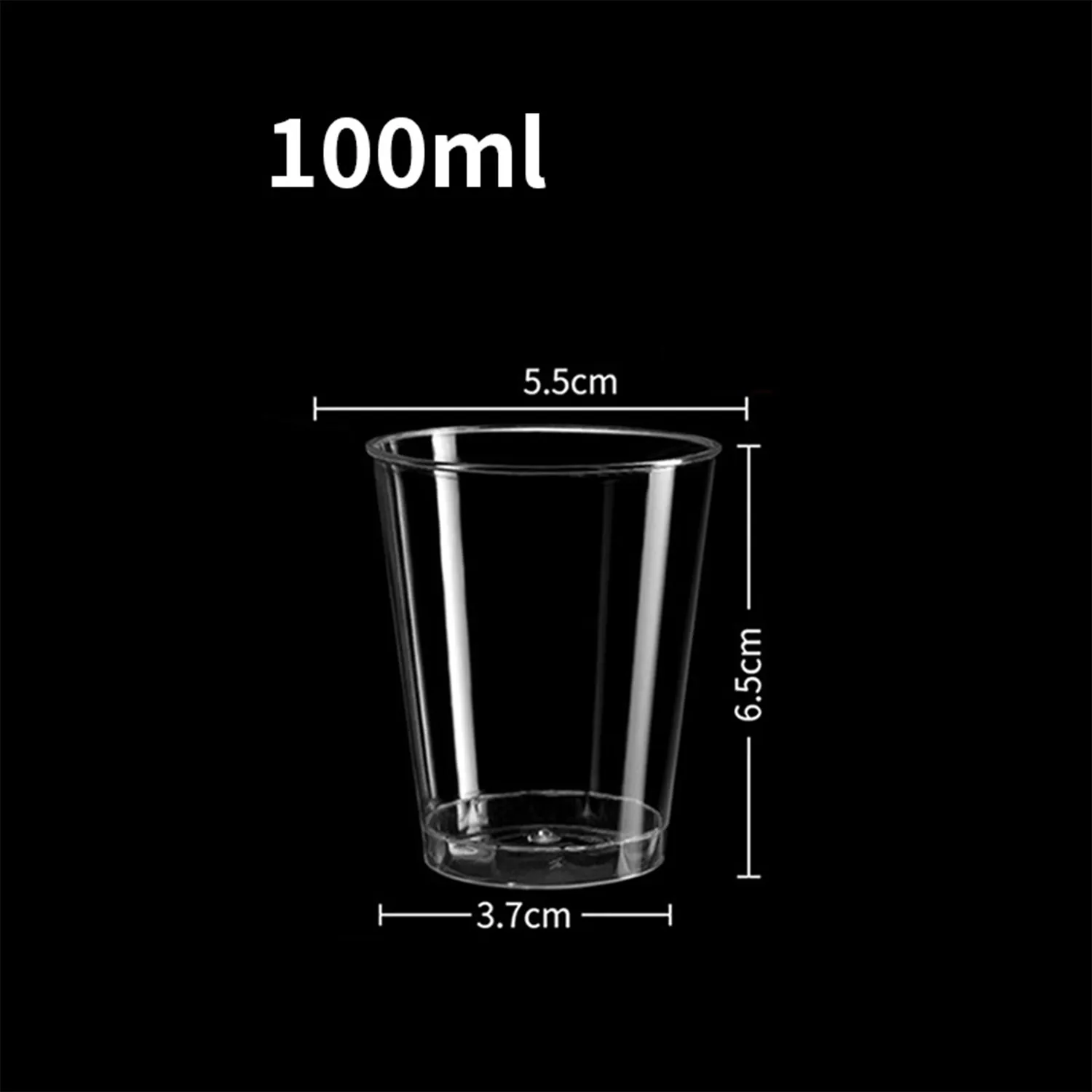 10OZ Hard Disposable Plastic Transparent Cup 7