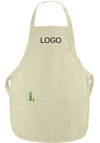 Cotton Kids bib apron with 2 pockets 6
