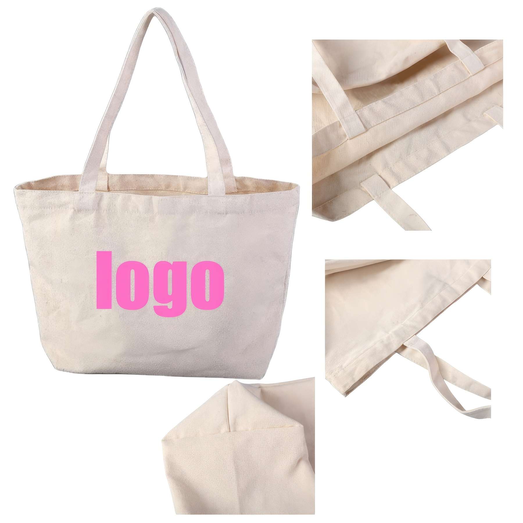 Canvas Tote Bags, custom tote bag with logo imprint 2