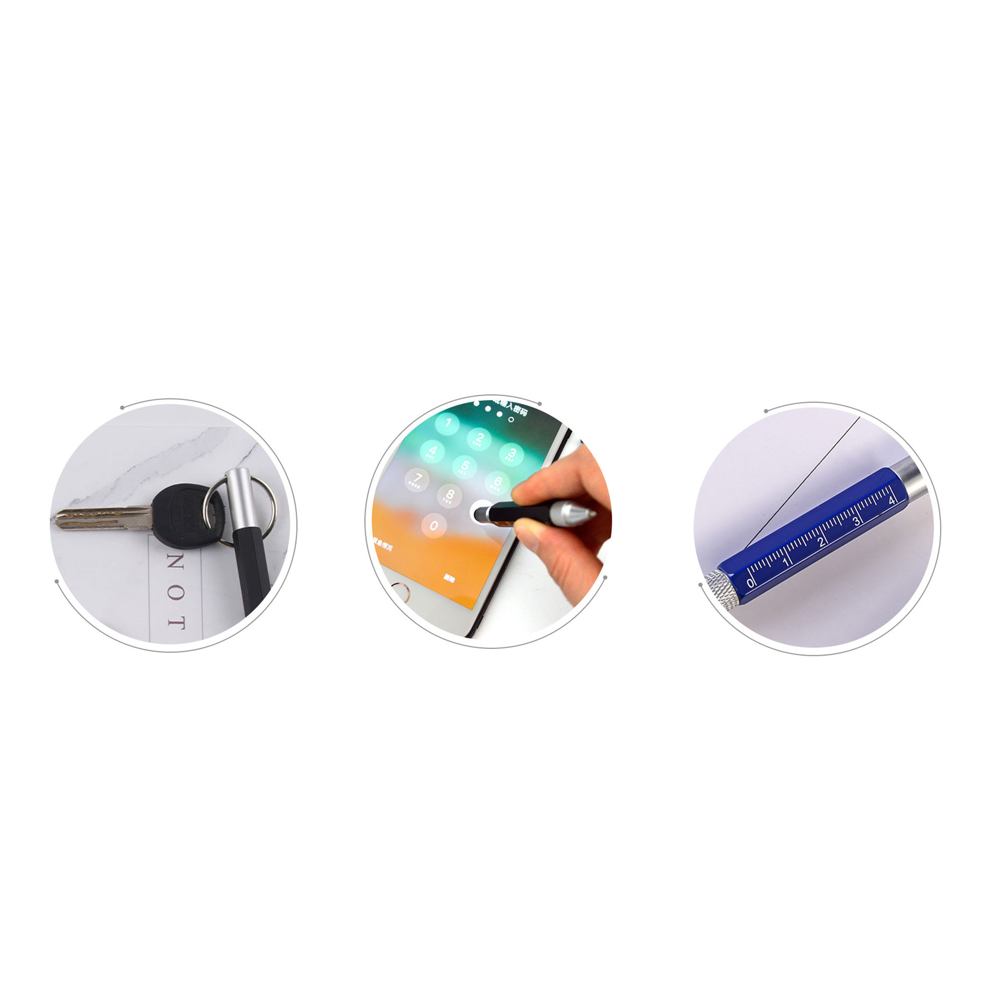 6-in-1 Multi-Function Tool Pen Keychain 5