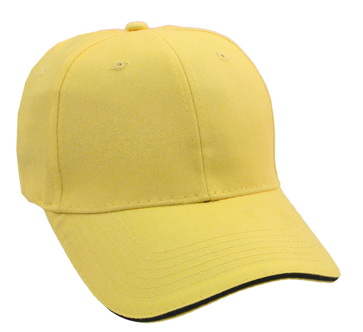 Brushed Cotton Twill Cap w/Sandwich Bill 33